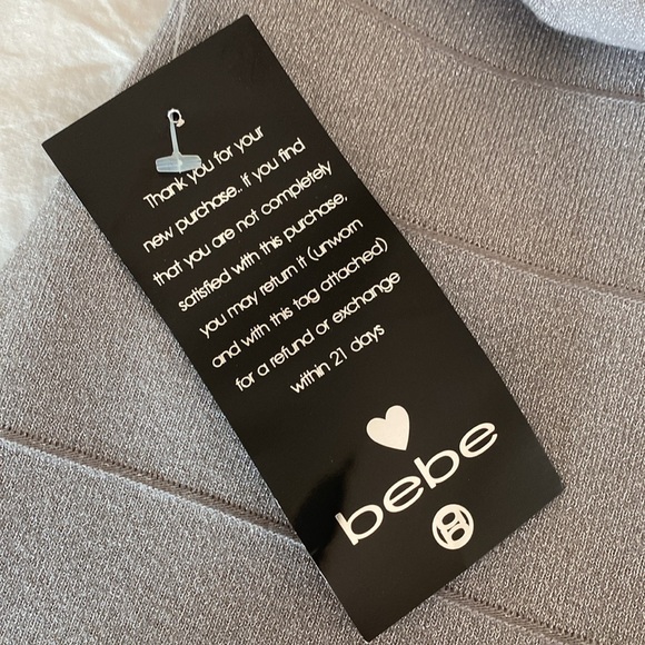 BEBE silver dress - Picture 8 of 8